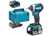 MAKITA DTD154RTJ Aku rázový utahovák 1/4" LI-ion (2x18V/5,0Ah) Makpac