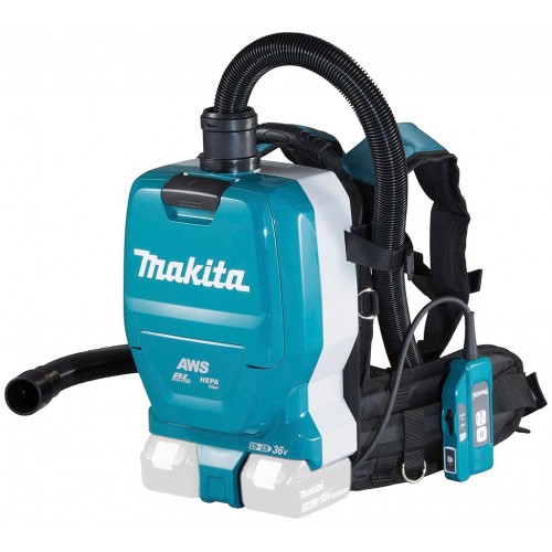 MAKITA DVC265ZXU Aku zádový vysavač s AWS Li-ion LXT 2x18V, bez aku Z