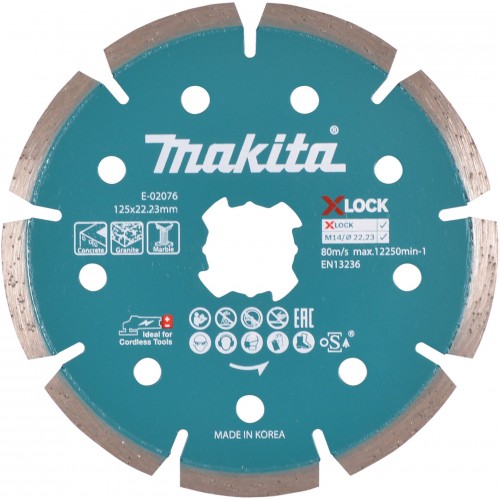 MAKITA E-02076 X-LOCK Diamantový kotouč 125x22,23mm