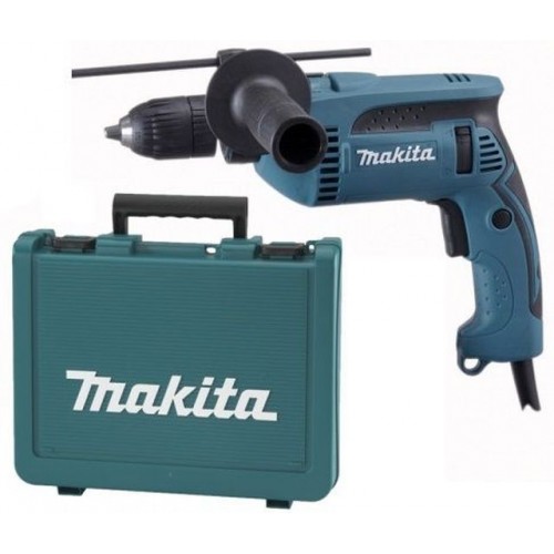 MAKITA HP1641K Příklepová vrtačka s kufrem,rychlosklíčidlo 1,5-13mm, 680W, v kufru MAKITA HP1641K Příklepová vrtačka s kufrem,rychlosklíčidlo 1,5-13mm, 680W, v kufru