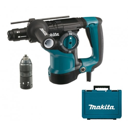 MAKITA HR2811FT Kombinované kladivo s výměnným sklíčidlem SDS-Plus (2,9J/800W) kufr MAKITA HR2811FT Kombinované kladivo s výměnným sklíčidlem SDS-Plus (2,9J/800W) kufr