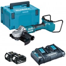 MAKITA DGA900PT2 Aku úhlová bruska 230mm, Li-ion (2x18V/5,0Ah)