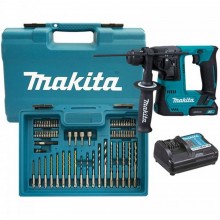 MAKITA HR140DWYE1 Aku vrtací kladivo s příslušenstvím SDS-Plus Li-ion (2x1,5Ah/12V)