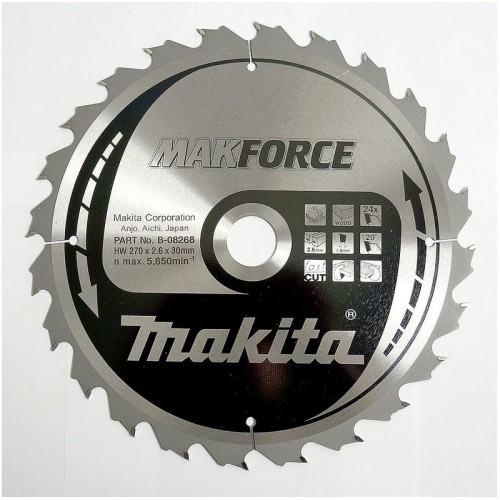 MAKITA B-08268 Pilový kotouč 270x30mm 24 Z