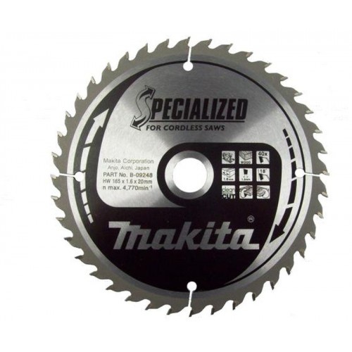 MAKITA pilový kotouč 165x20mm 40 Z B-09248=new B-32960