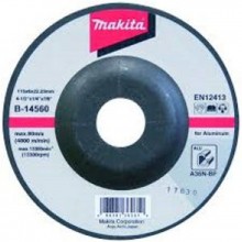 MAKITA B-14560 brusný kotouč 115x6x22mm hliník