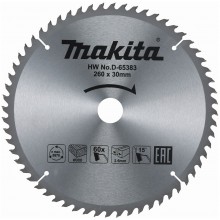 Makita D-65383 pilový kotouč 260mm x 30mm x 60Z