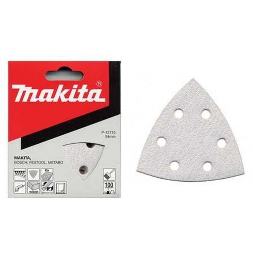MAKITA P-42709 Brusný papír 94 x 94 x 94 mm, K80, 10 kusů