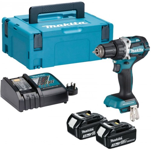 MAKITA DDF484RFJ Aku bezuhlíkový šroubovák 54/30Nm (2x3,0 Ah/18V) Makpac MAKITA DDF484RFJ Aku bezuhlíkový šroubovák 54/30Nm (2x3,0 Ah/18V) Makpac