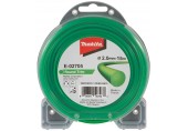 MAKITA E-02705 Struna nylonová 2,0mm, 15m, zelenočerná, kulatá old 369224690