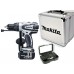 MAKITA Aku vrtačka s příklepem 2x aku 18V/4.0Ah + sada bitů D-30667 + hliníkový kufr DHP458RMWX