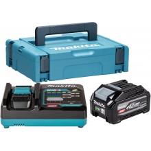 MAKITA sada Li-ion XGT 40V 1xBL4040F+DC40RA+Makpac 1915D9-2