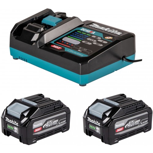MAKITA sada Li-ion XGT 40V 2xBL4040F+DC40RA 1916Y1-1 MAKITA sada Li-ion XGT 40V 2xBL4040F+DC40RA 1916Y1-1