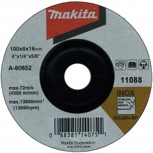 MAKITA A-80852 brusný kotouč 100x6x16 nerez