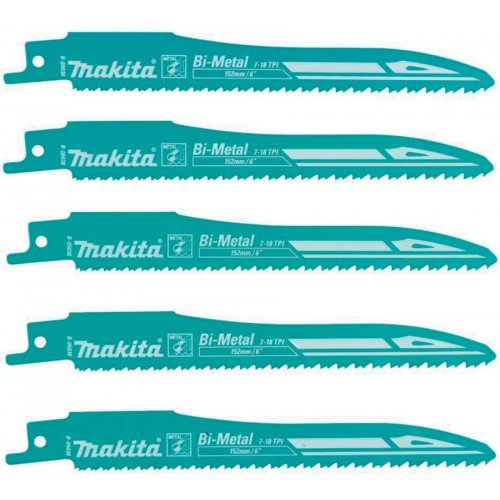 MAKITA B-05038 Bimetalový pil.list 17,5/7,5, 152 mm, 5 ks MAKITA B-05038 Bimetalový pil.list 17,5/7,5, 152 mm, 5 ks