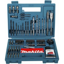 MAKITA B-53811 Sada bitů a vrtáků do dřeva, oceli, zdiva 100 ks