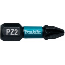 MAKITA B-63644 Torzní bit 1/4" Impact Black PZ2, 25mm 2 ks