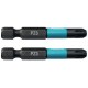 MAKITA B-63769 Torzní bit 1/4" Impact Black PZ3, 50mm/2ks