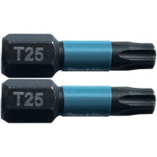 MAKITA B-63688 Torzní bit 1/4" Impact Black T25, 25mm 2 ks