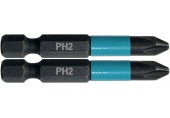 MAKITA B-63725 Torzní bit 1/4" Impact Black PH2, 50mm 2 ks