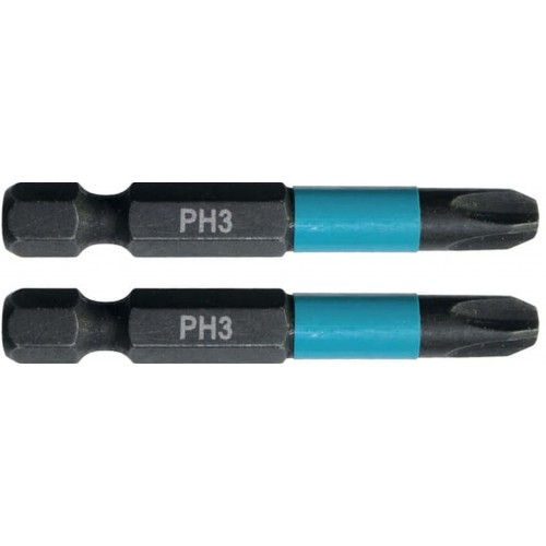 MAKITA B-63731 Torzní bit 1/4" Impact Black PH3, 50mm/2ks