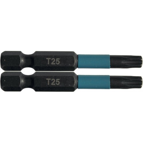 MAKITA B-63797 Torzní bit 1/4" Impact Black T25, 50mm 2 ks