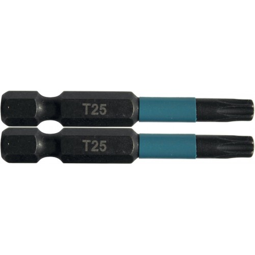 MAKITA B-63797 Torzní bit 1/4" Impact Black T25, 50mm 2 ks