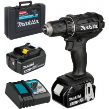 MAKITA DDF482RFEB Aku vrtací šroubovák černý 2x Li-ion LXT 18V/3,0 Ah