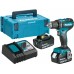 MAKITA DDF485RFJ Aku bezuhlíkový šroubovák Li-ion LXT (2x18V/3,0Ah) Makpac