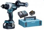 MAKITA DDF492RTJ Aku bezuhlíkový šroubovák Li-ion LXT (18V/2x5,0Ah) Makpac
