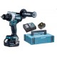 MAKITA DDF492RTJ Aku bezuhlíkový šroubovák Li-ion LXT (18V/2x5,0Ah) Makpac