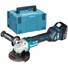 MAKITA DGA513ZJ Aku úhlová bruska 125mm Li-ion LXT 18V, Makpac, bez aku Z