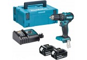 MAKITA DHP485RAJ Aku bezuhlíkový příklepový šroubovák Li-ion LXT (2x2,0Ah/18V) Makpac