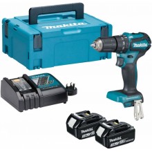 MAKITA DHP485RAJ Aku bezuhlíkový příklepový šroubovák Li-ion LXT (2x2,0Ah/18V) Makpac