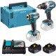 MAKITA DLX2528TJ Sada aku nářadí 18V DHP489 + DTD173 + (2x5,0Ah) + Makpac