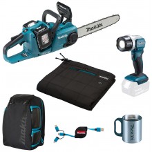 MAKITA DLX3129TX1 Aku sada DUC353+DCB200A+DEADML808 Li-ion 18V (2xBL1850B+DC18RD)