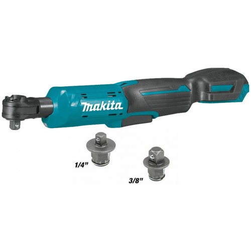 MAKITA DWR180Z Aku ráčnový utahovák 47,5 Nm, 800 U/min, 1/4" a 3/8" (18V), bez aku