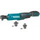 MAKITA DWR180Z Aku ráčnový utahovák 47,5 Nm, 800 U/min, 1/4" a 3/8" (18V), bez aku