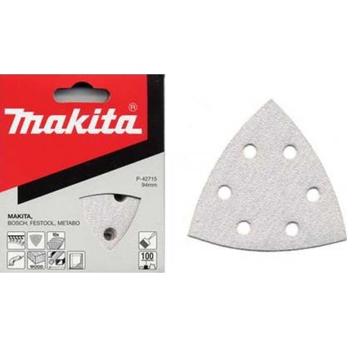 Makita P-42715 Brusný papír DELTA 94mm/ K100/ 10ks/ BO4561 = old B-21705