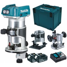 Příslušenství k MAKITA DRT50RTJX2 Aku kombinovaná frézka s příslušenstvím Li-ion LXT 18V/5,0Ah, Makpac