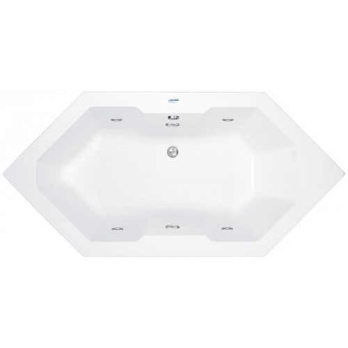 TEIKO Vana Malta 180 šestihranná 180 x 80 cm - HTP systém ECO HYDRO V212180N04T04211