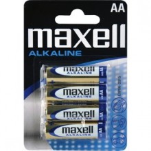 MAXELL Alkalické tužkové baterie LR6 4BP 4xAA (R6) 35009655