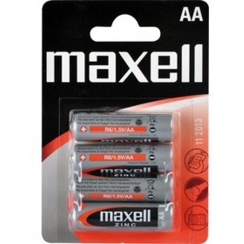 MAXELL Zinko-manganová baterie R6 4BP Zinc 4x AA 35009859
