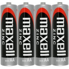 MAXELL Zinko-manganová baterie R6 4S Zinc 4x AA SHRINK 35041553