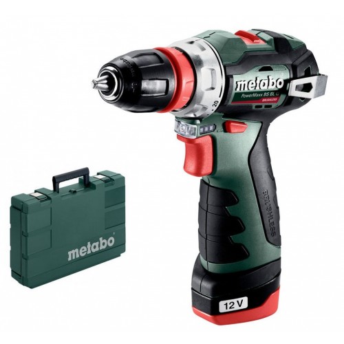 Metabo 601749500 Powermaxx BS BL Q Aku vrtací šroubovák 12V 2X2 Ah, Kufr Metabo 601749500 Powermaxx BS BL Q Aku vrtací šroubovák 12V 2X2 Ah, Kufr