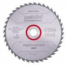 Metabo Precision Cut Wood Professional Pilový kotouč 254x30, Z40 WZ 20° 628059000