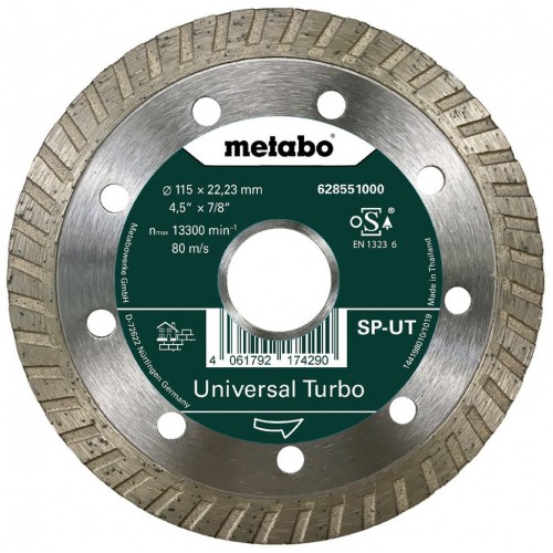 Metabo 628551000 Diamantový řezný kotouč 115X22,23 mm