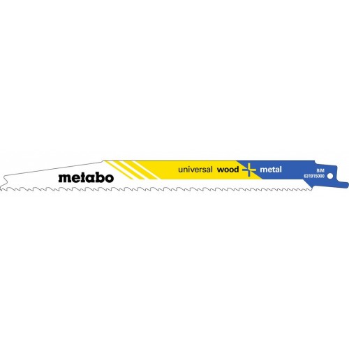 Metabo 631915000 "Universal wood + M." 5 Plátky pro pily ocasky na dřevo s kovem 200x1,25