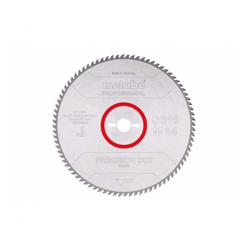 Metabo Precision Cut Wood - Professional Pilový kotouč HW/CT 315x30, 84 SZ 10° 628058000
