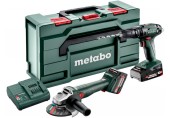 Metabo Combo Set 2.4.4 18V (SB 18 + W 18 L 9-125+18V/1x2,0Ah+18V/1x4,0Ah) MetaBox 685205500